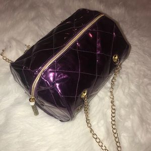 Purple handbag